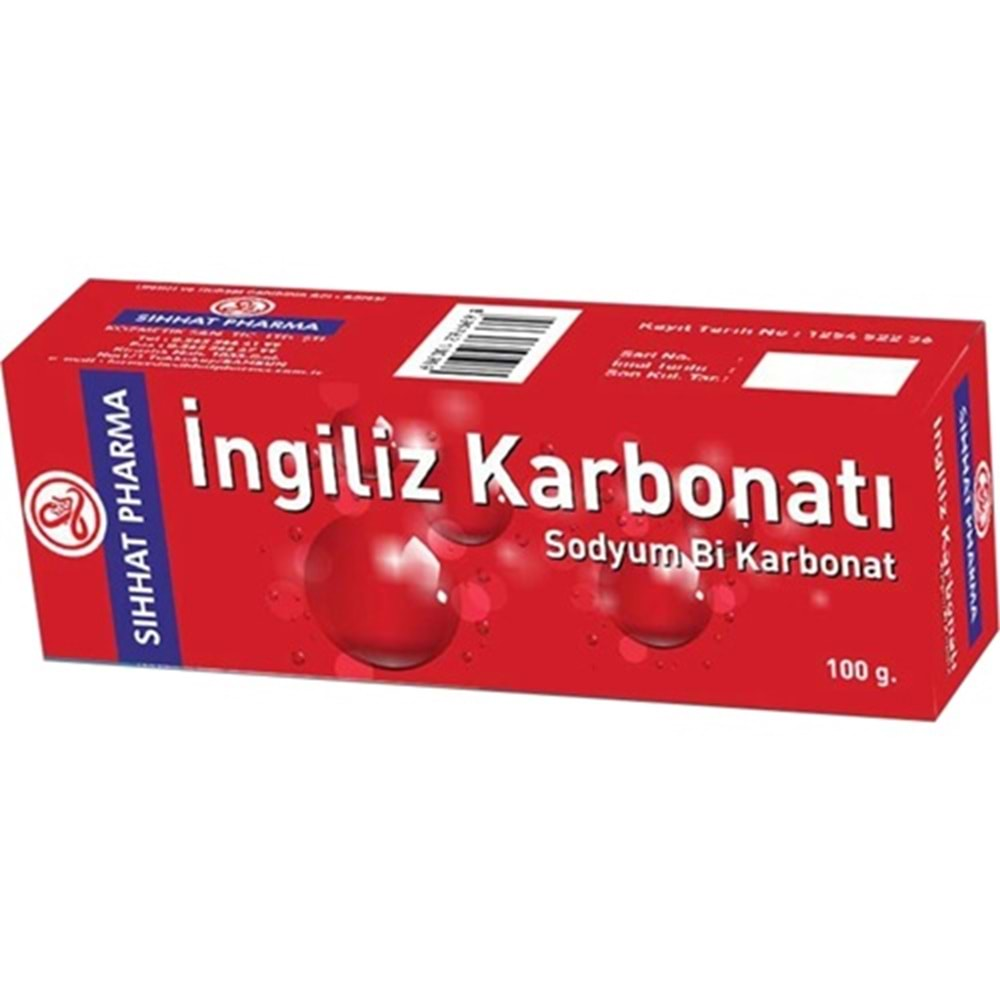 SIHHAT İngiliz Karbonatı 100gr