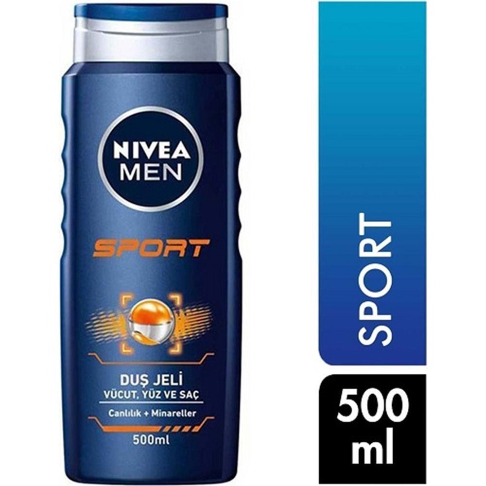 NİVEA Duş Jeli (500ml) Sport