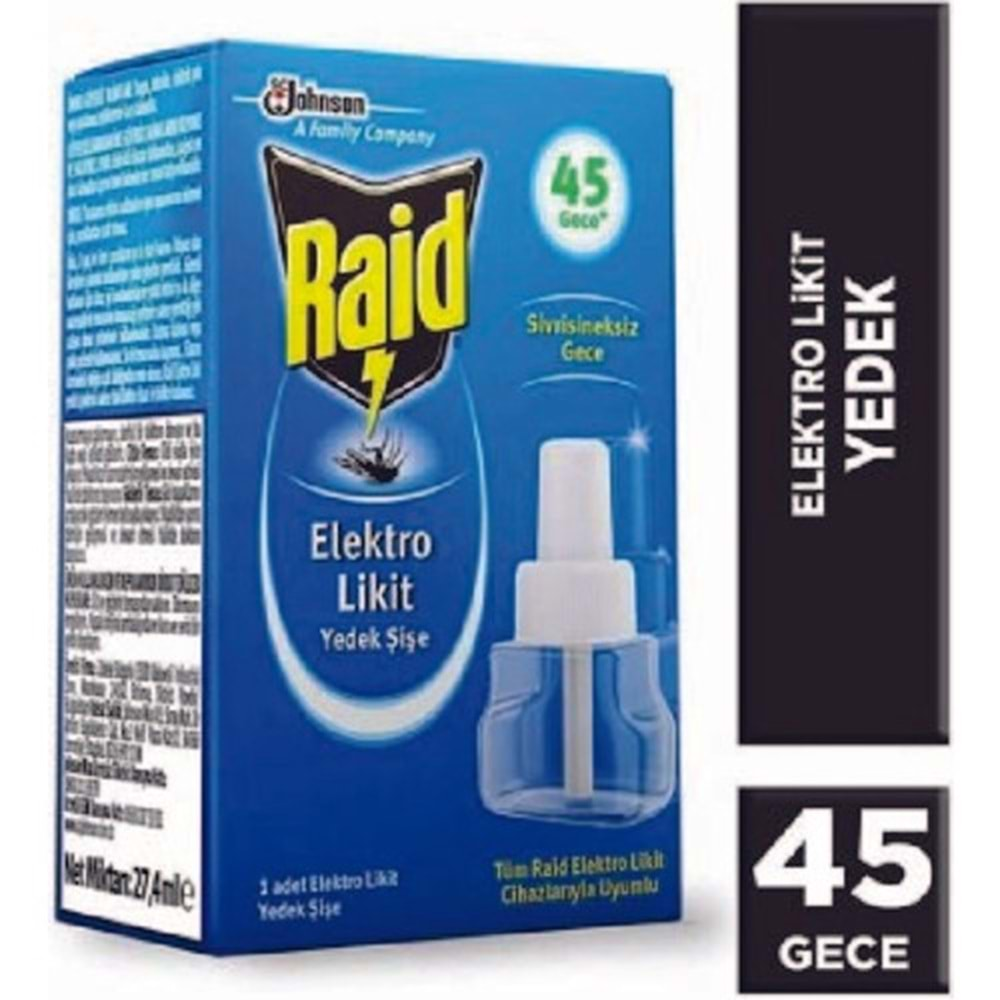 RAİD Elektro Likit Yedek (45 Gece)