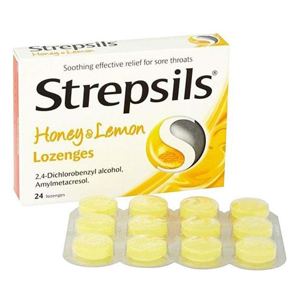 STREPSİLS Pastil (24lü) Bal&Limon