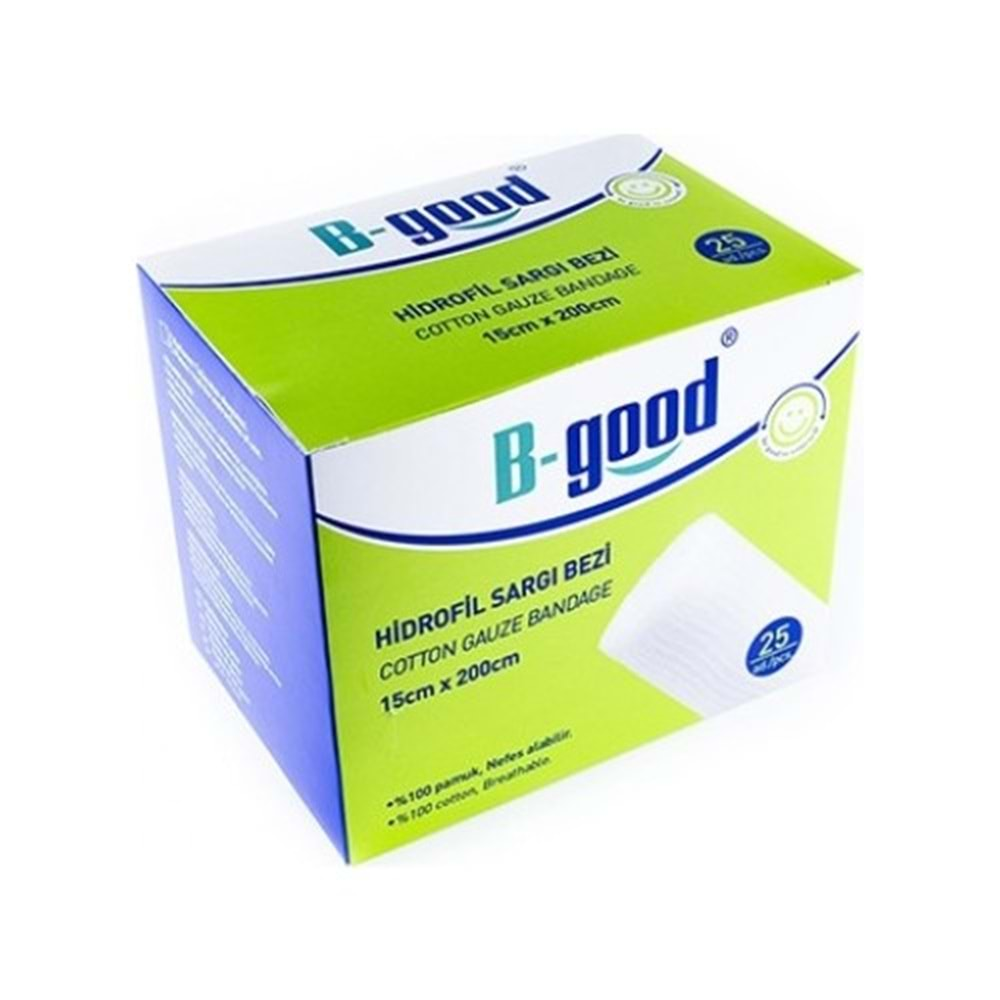 B-GOOD Hidrofil Sargı Bezi 15Cmx200Cm