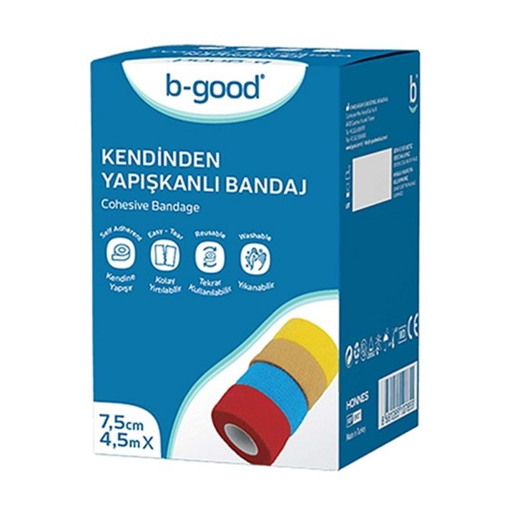 B-GOOD Kendinden Yapışkanlı Bandaj 7.5X4.5