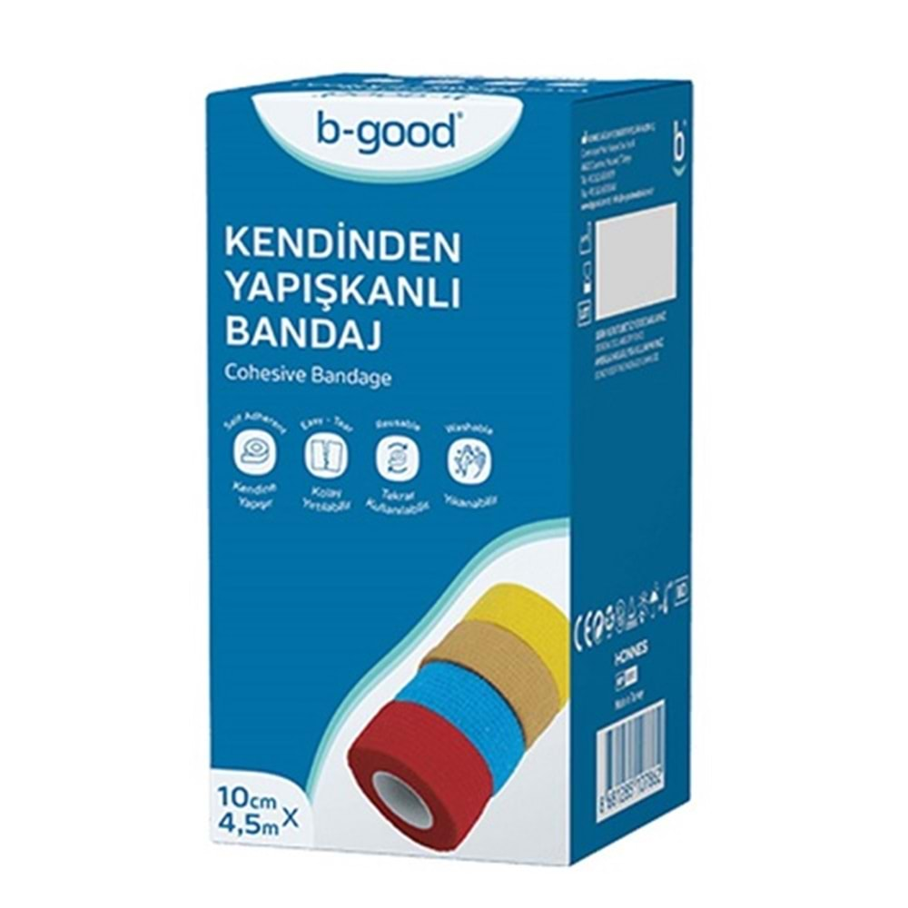 B-GOOD Kendinden Yapışkanlı Bandaj 10X4.5