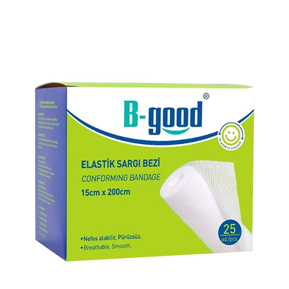 B-GOOD Elastik Sargı Bezi 15Cmx200Cm