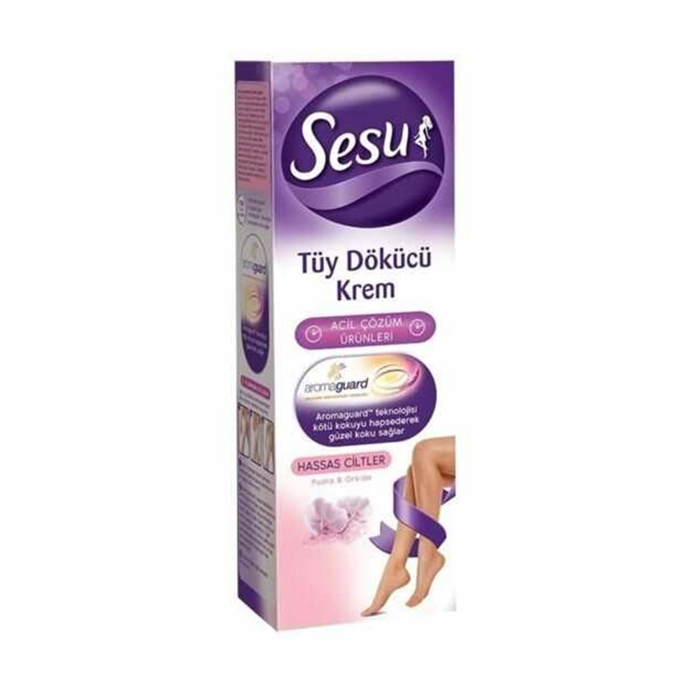 SESU Tüy Dökücü Krem (100ml) Hassas Ciltler