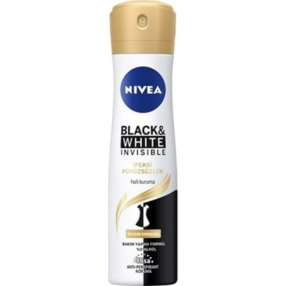 NİVEA Deo (Bayan) Bw-İpeksi Pürüzsüzlük 150ml