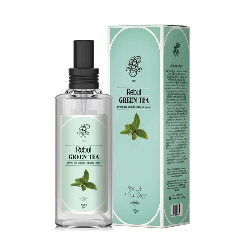 REBUL Kolonya (Sprey-Cam) Green Tea 100ml