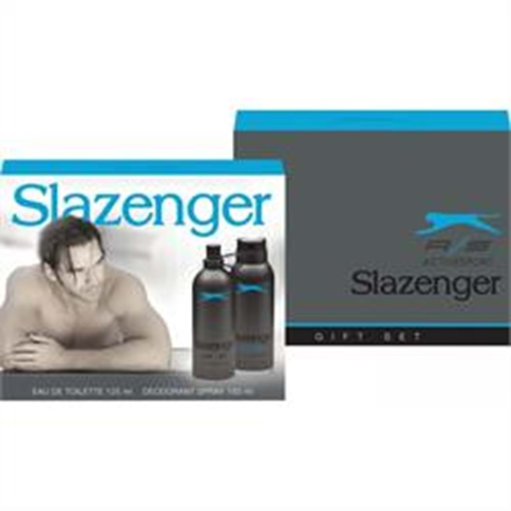 SLAZENGER Kofre (Erkek) Mavi 125ml+150ml