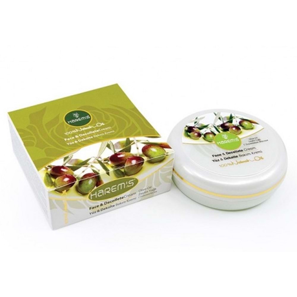 HAREM’S Yüz ve Dekolte Kremi (125ml) Zeytinyağlı