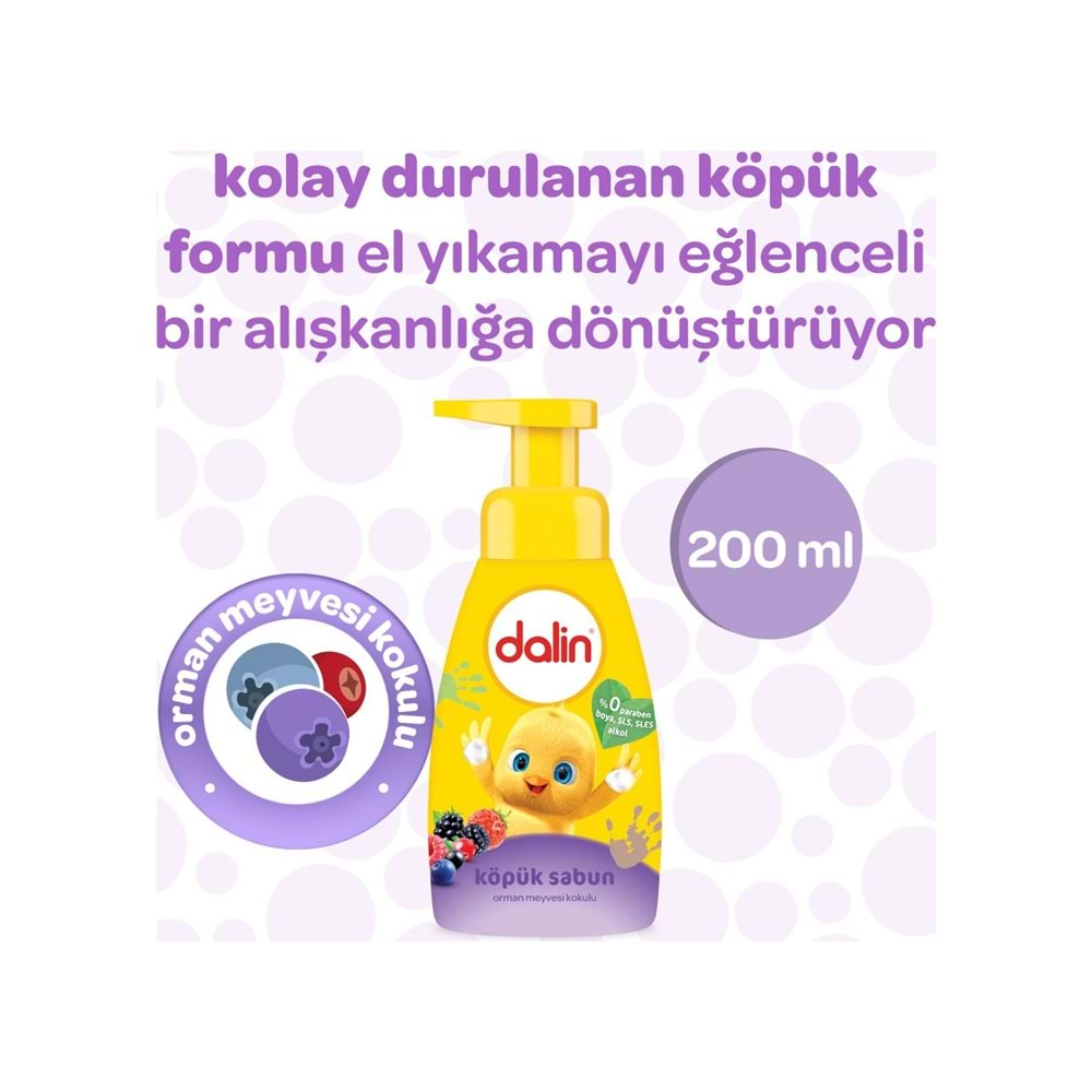 DALİN Köpük Sabun (200ml) Orman Meyveli