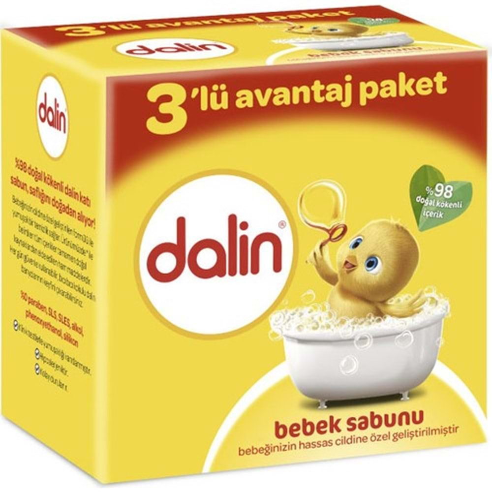 DALİN Sabun (100gr*3) Klasik