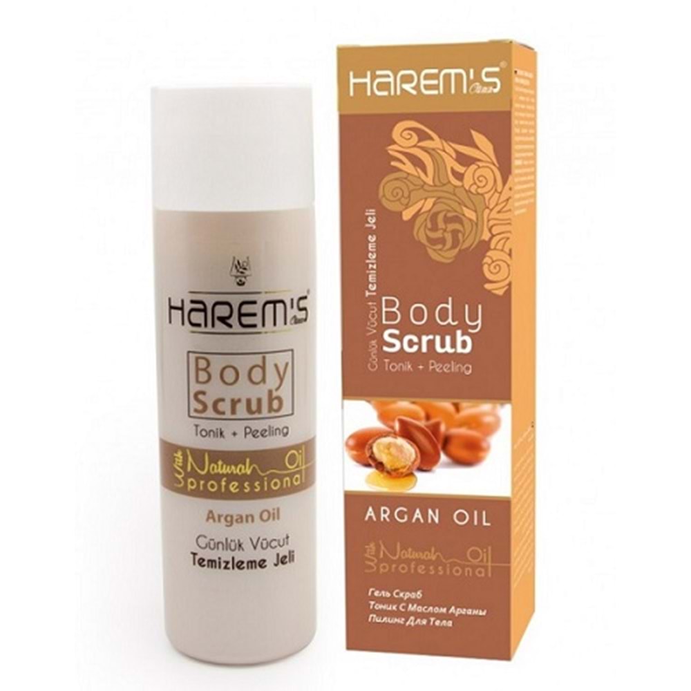 HAREM’S Vücut Temizleme Jeli Argan Yağlı 200ml