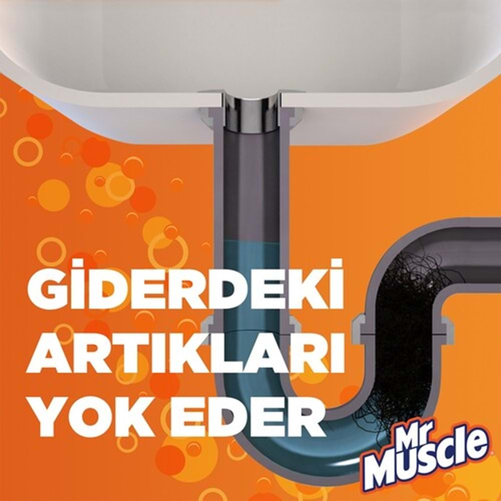 MR MUSCLE Lavabo Açıcı Jel (1Litre)