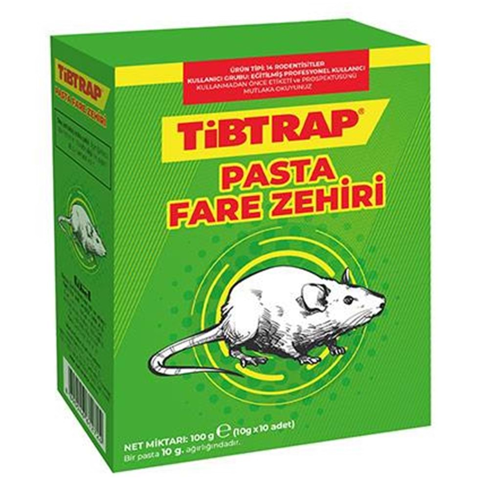 TİBTRAP Fare Zehiri (100gr) Pasta