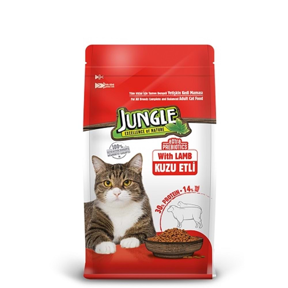 PELAGOS Jungle Kedi Maması (500gr) Yetişkin-Kuzu Etli