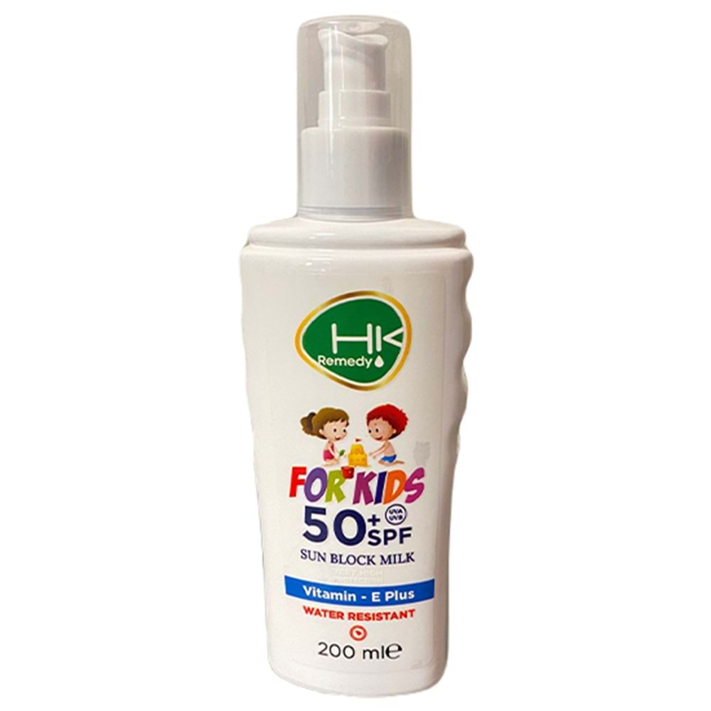 HK REMEDY Sun Milk 50 spf Kids