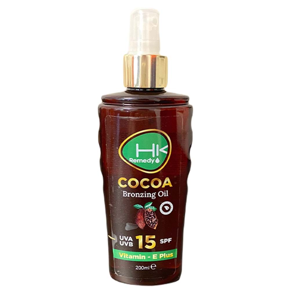 HK REMEDY Sun 15 spf Oıl