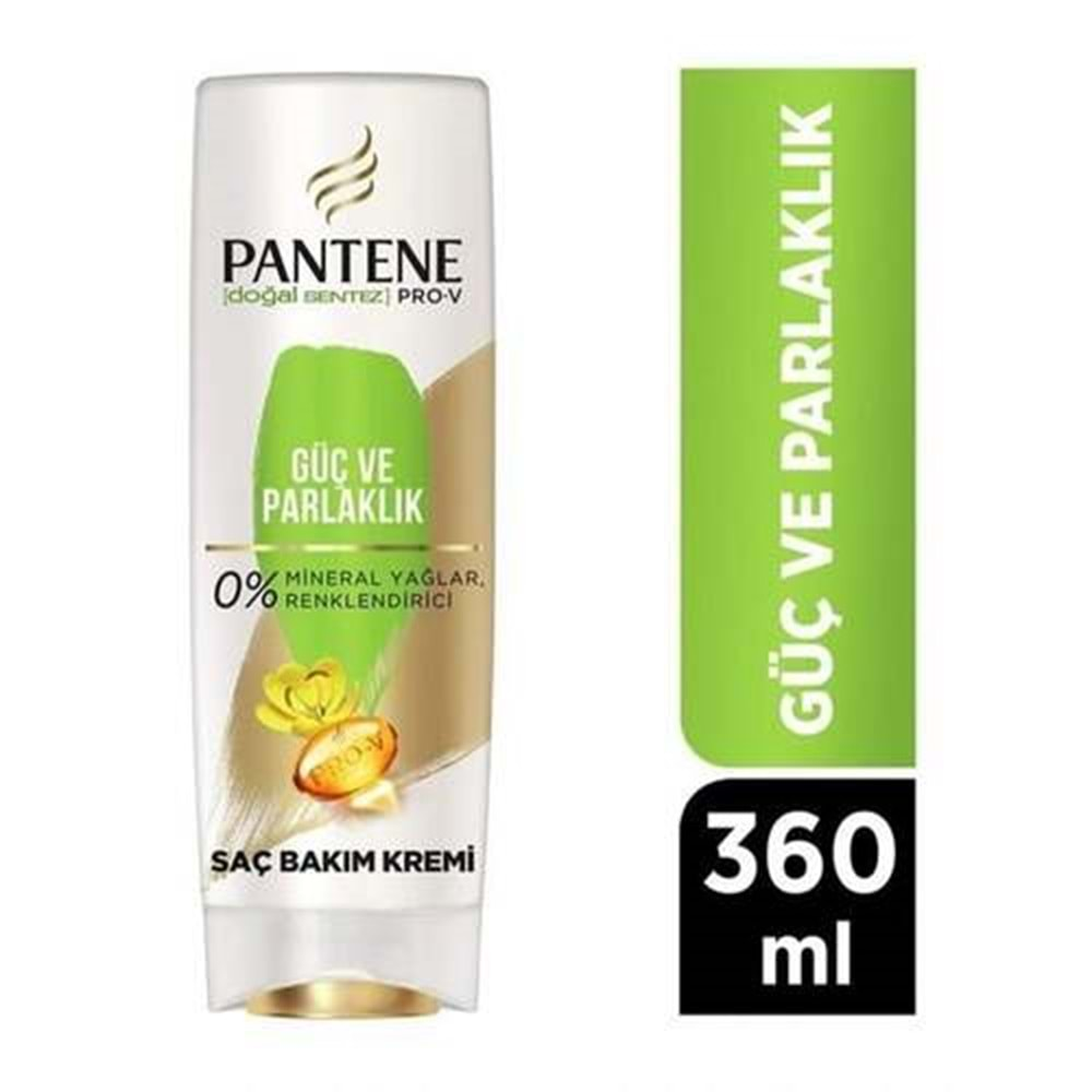 PANTENE Saç Kremi (360ml) Güç ve Parlaklık