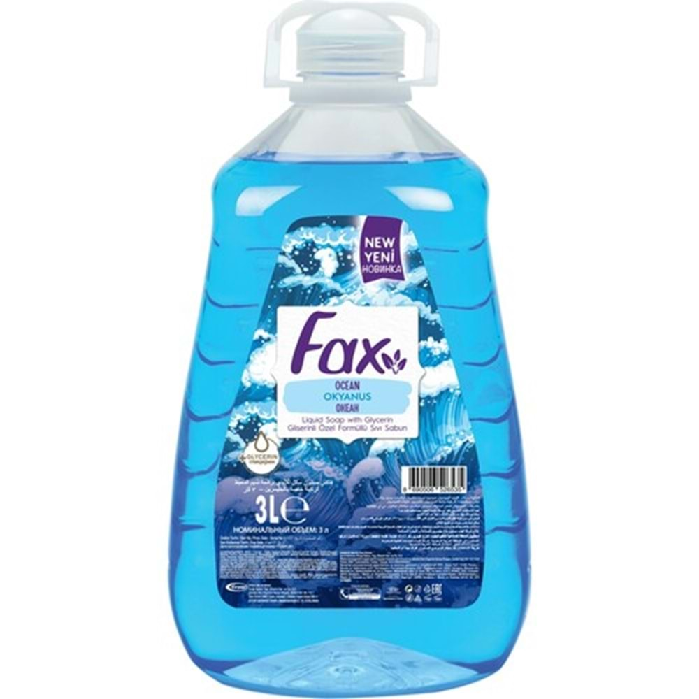 FAX Sıvı Sabun (3 Litre) Okyanus