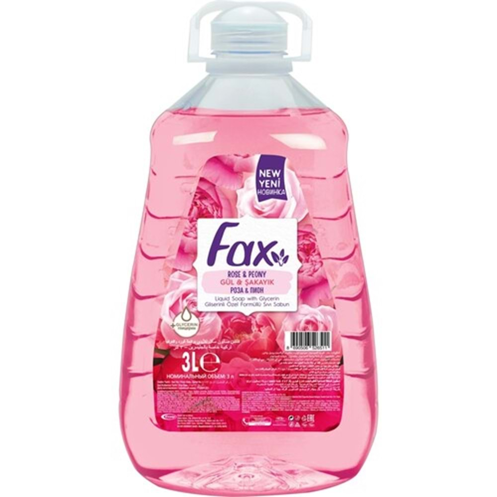 FAX Sıvı Sabun (3 Litre) Gül