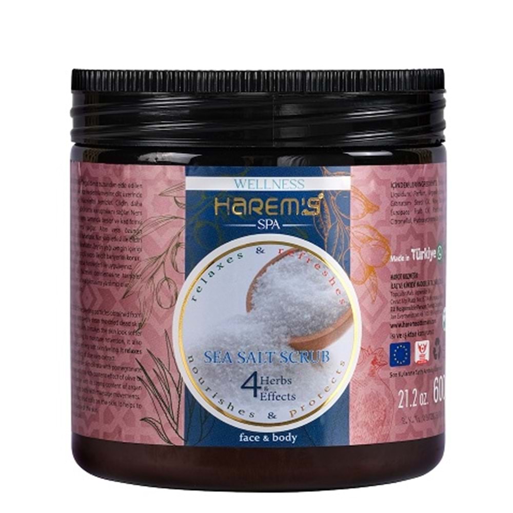 HAREM'S Face&Body Salt (600gr) 4lü Etki