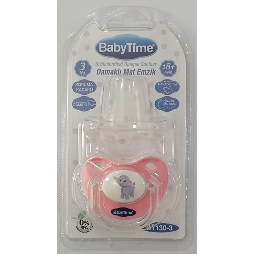 BABYTİME 130/3 Damaklı Emzik No:3