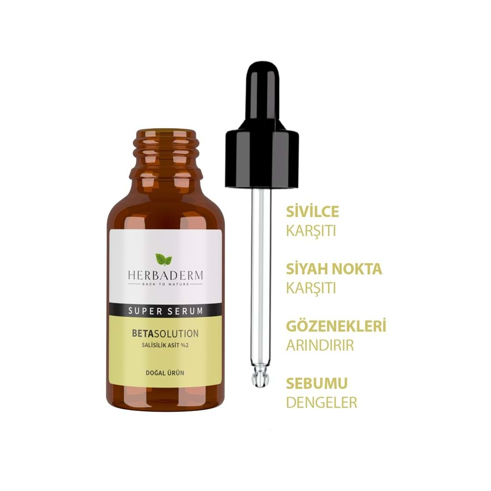 HERBADERM Süperserum Salisilikasit %2 30ml