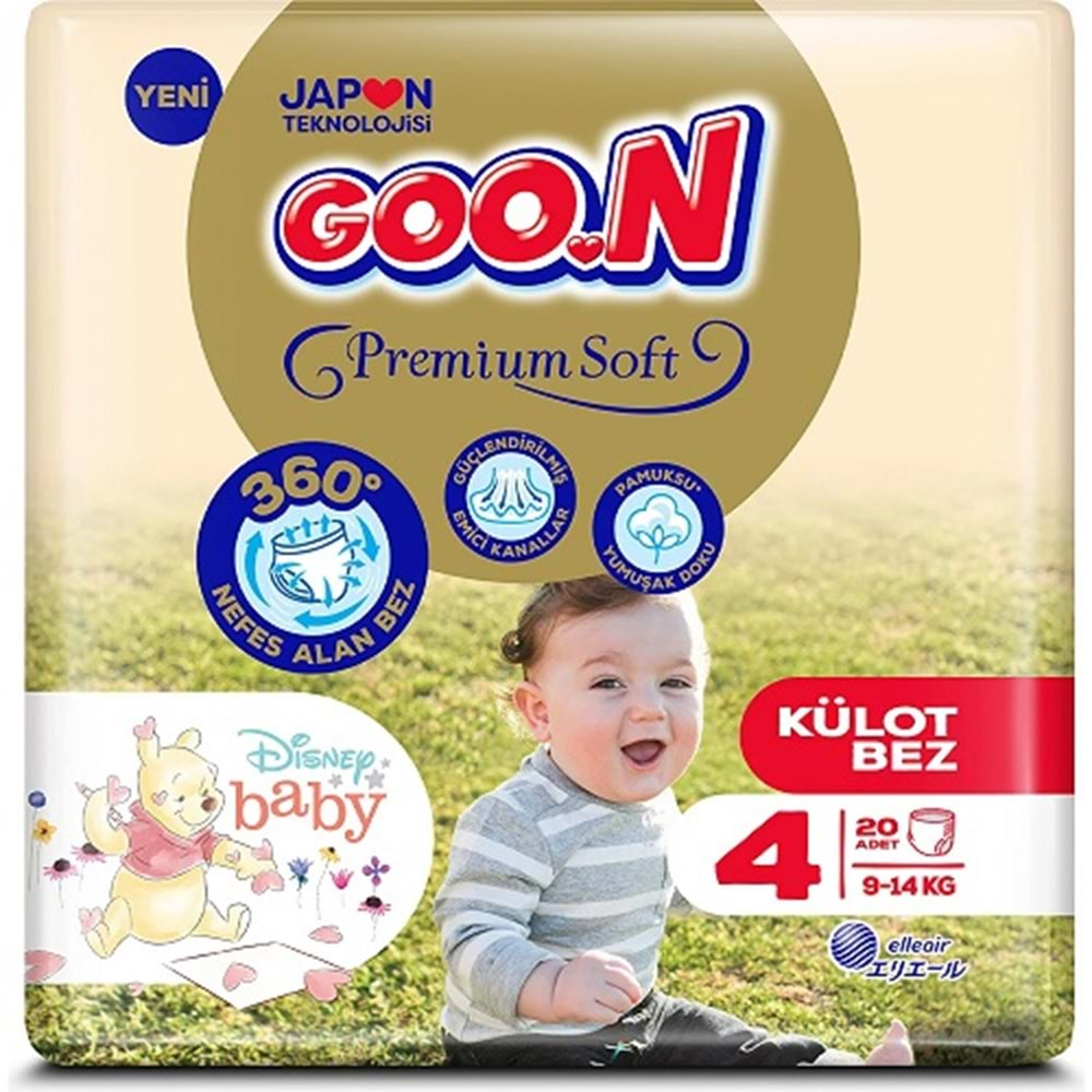 GOON Külot Bebek Bezi (20li) No:4