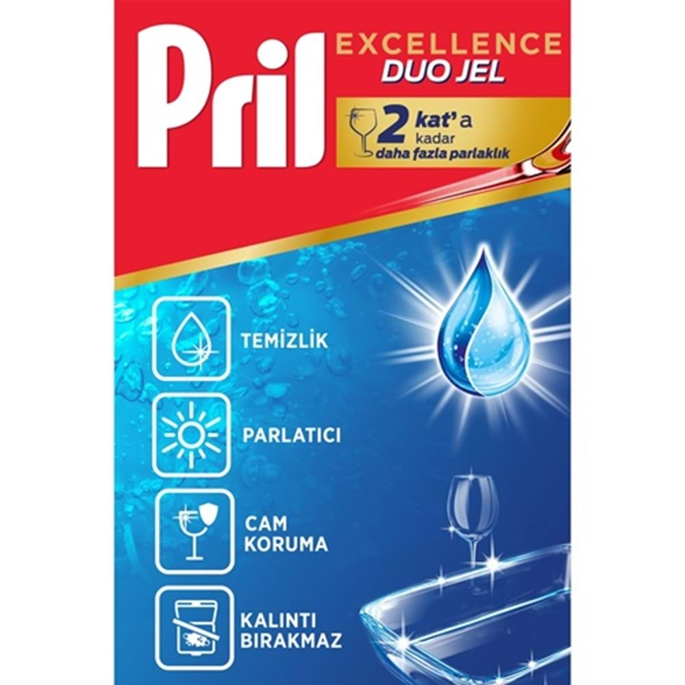 PRİL Bulaşık Makina Jeli (900ml) Hijyen