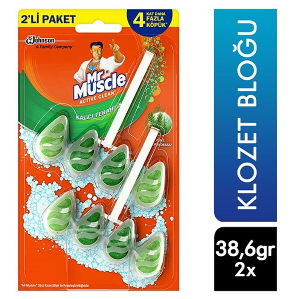 MR MUSCLE Klozet Blok (Çam) 2li