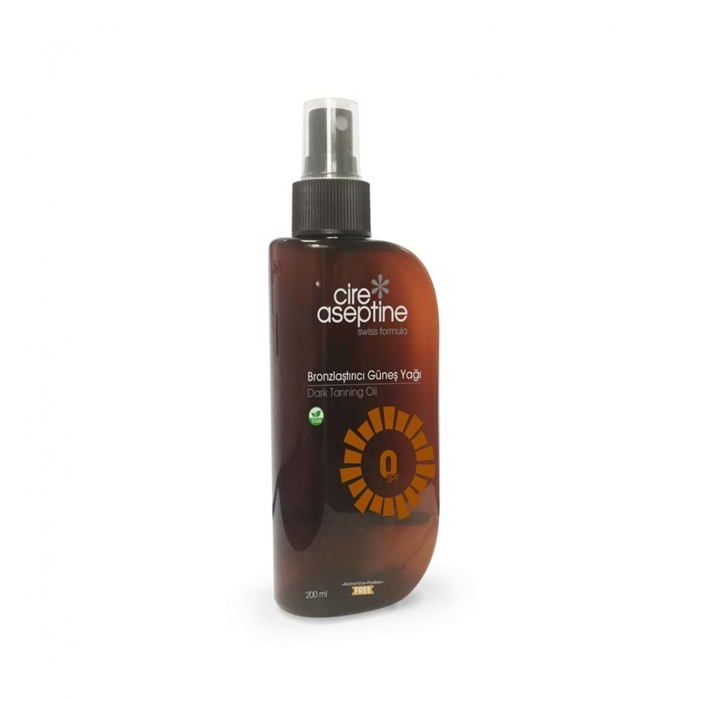 CİRE ASEPTİNE Bronzlaştırıcı Yağ (200ml) F0