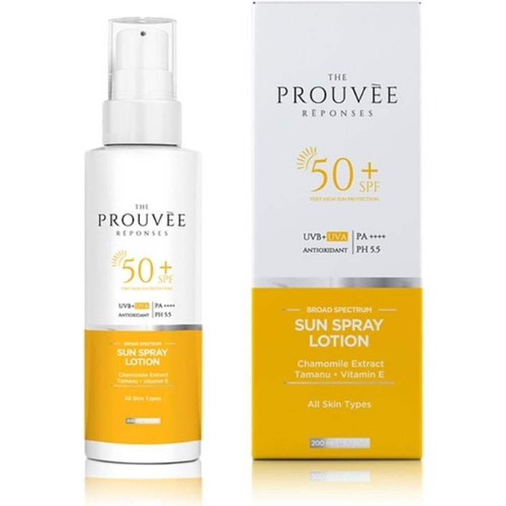 THE PROUVEE Güneş Koruyucu Sprey (200ml) SPF 50+