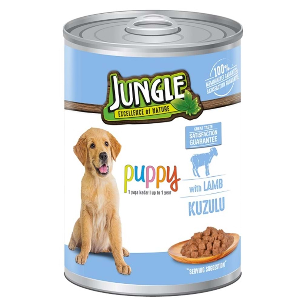 PELAGOS Jungle Köpek Maması (Konserve-400gr) Yavru-Kuzu Etli *12