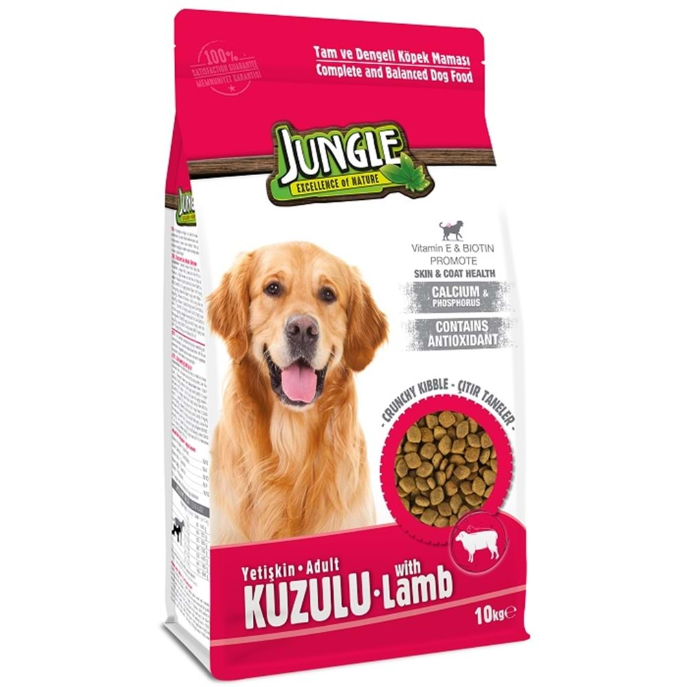 PELAGOS Jungle Köpek Maması (10kg) Yetişkin Kuzulu