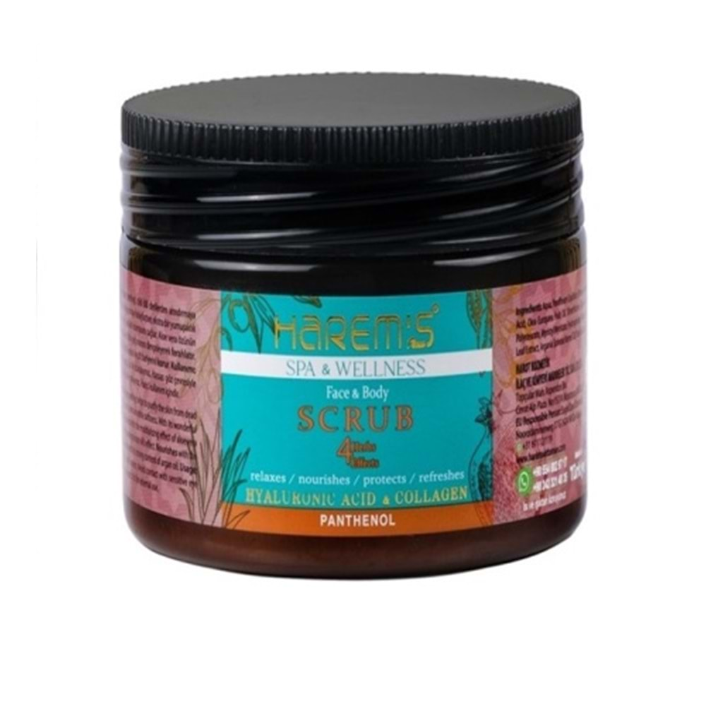 HAREM'S Face&Body Scrub (250ml) 4lü Etki