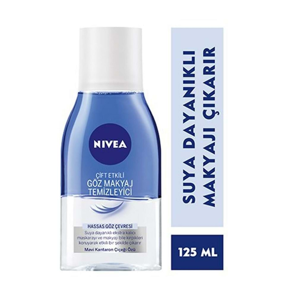 NİVEA Göz ve Makyaj Temizleyici (125ml) Çift Etkili