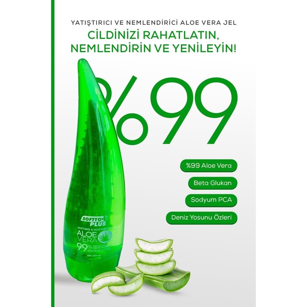 SOFTTOPLUS AloeVera Jel (250ml) Klasik