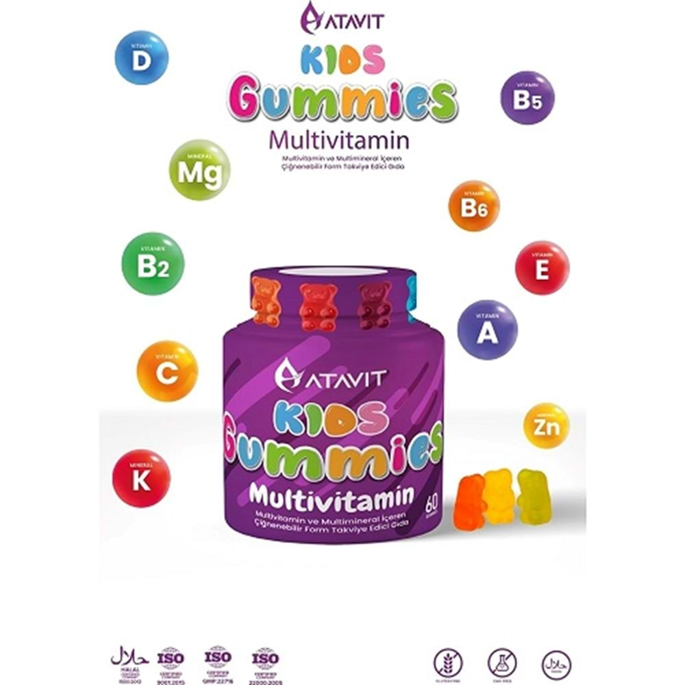 K-ATAVİT Gummies (60lı) Multivitamin