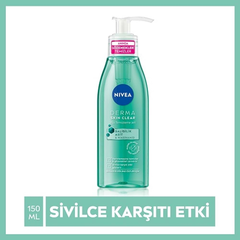 NİVEA Derma Yüz Temizleme Jeli 150ml