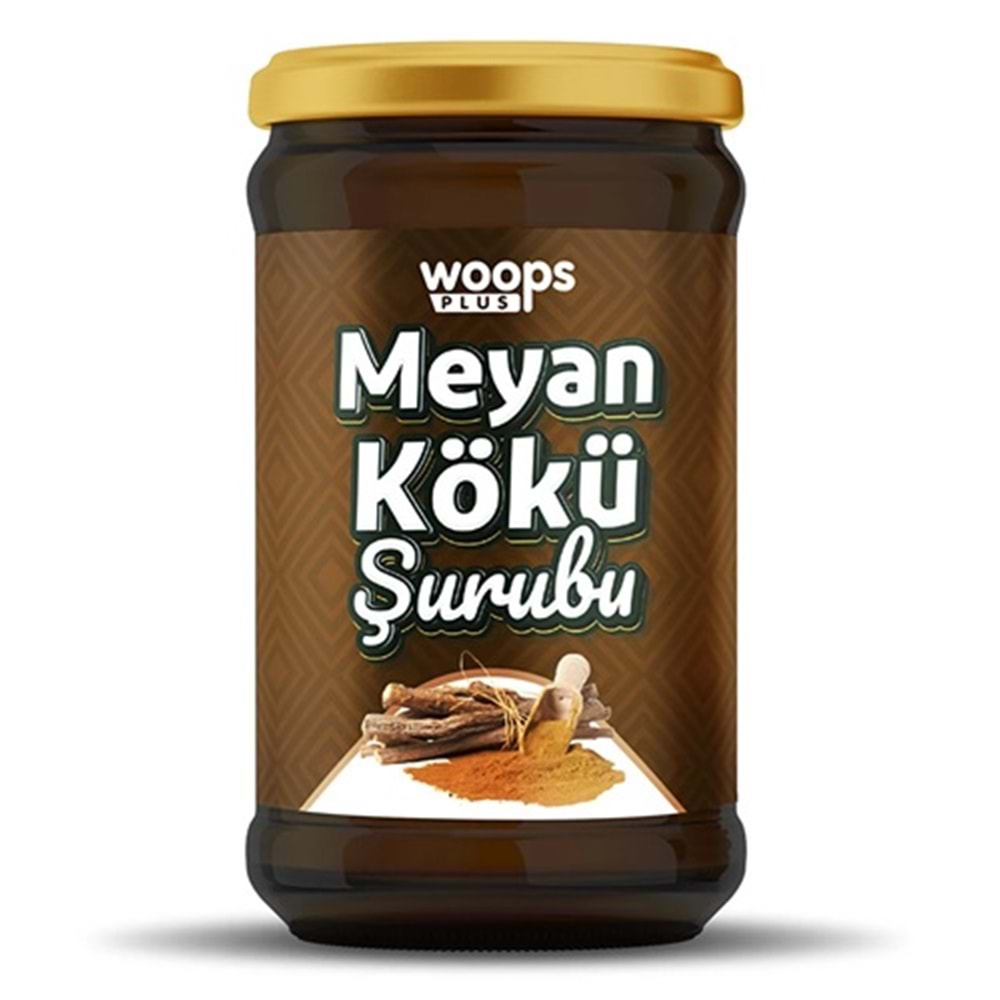 WOOPS Meyan Kökü Şurubu 500ml