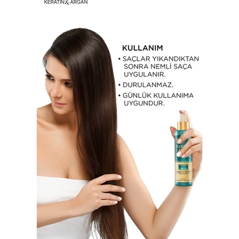 BİOXCİN Sıvı Saç Kremi (150ml) Keratin-Argan