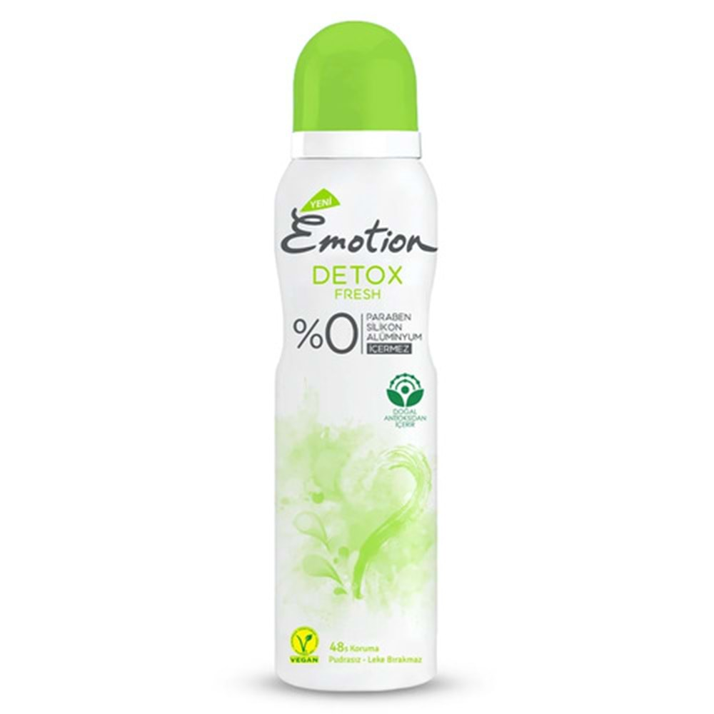 EMOTİON Deo (Bayan) Detox Fresh 150ml