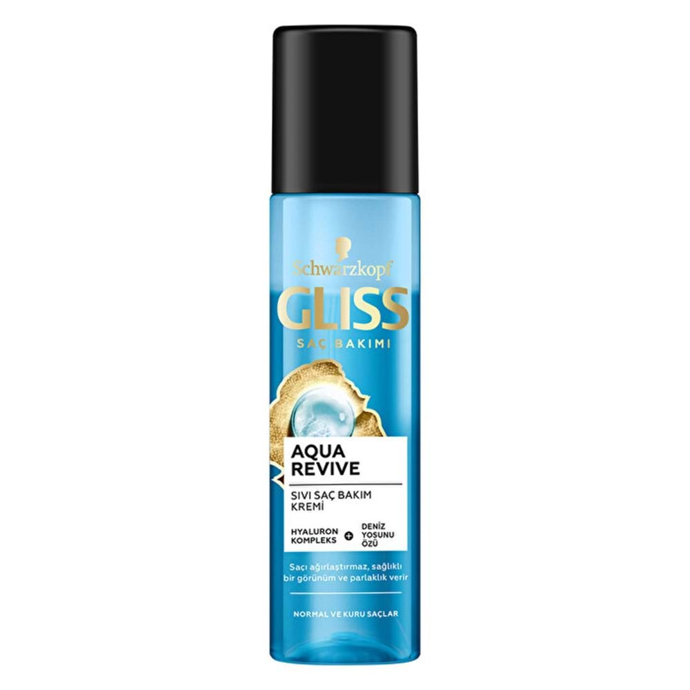 GLİSS Saç Kremi (Sıvı-200ml) Aqua Revive