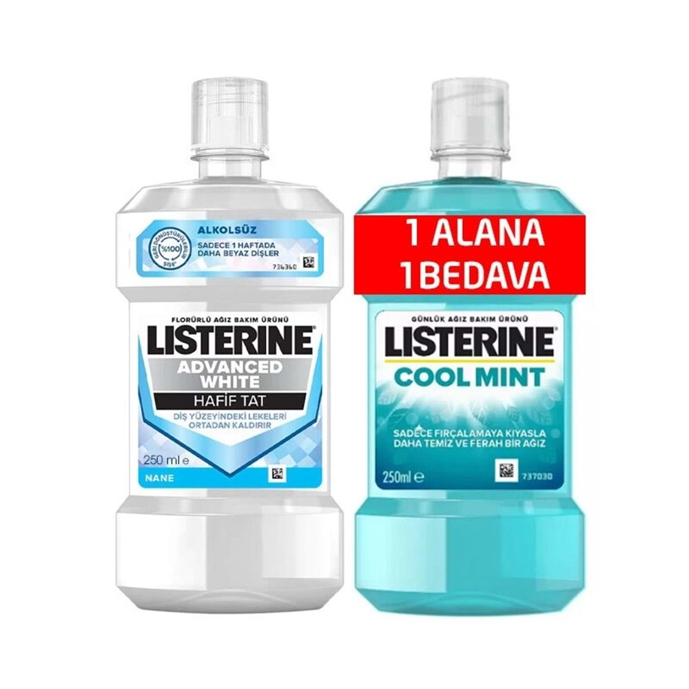 LİSTERİNE (250ml) Cool+Advanced White