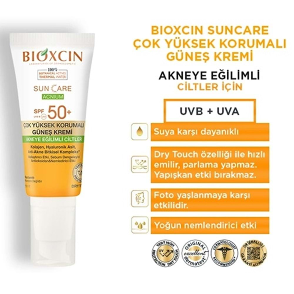 BİOXCİN Sun Care Akneye Eğilimli Cilt 50ml