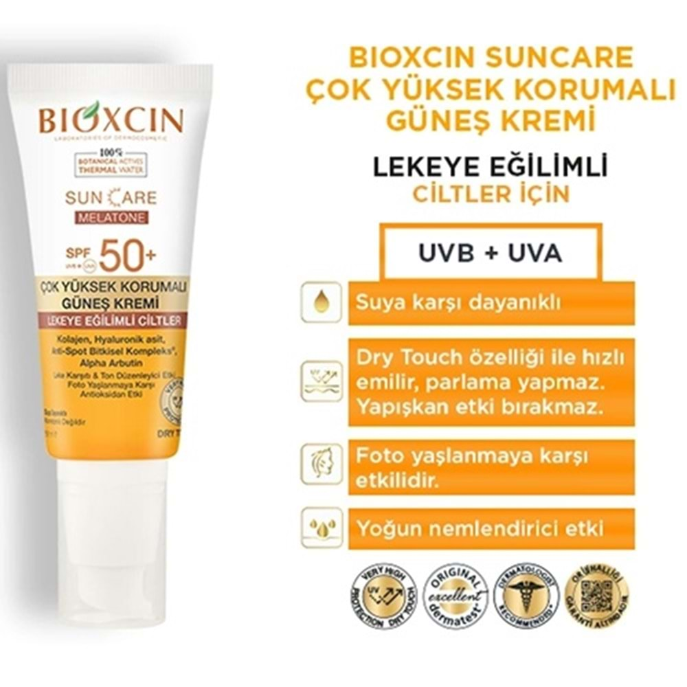 BİOXCİN Sun Care Spf 50+Lekeye Eğilimli Cilt 50 ml.