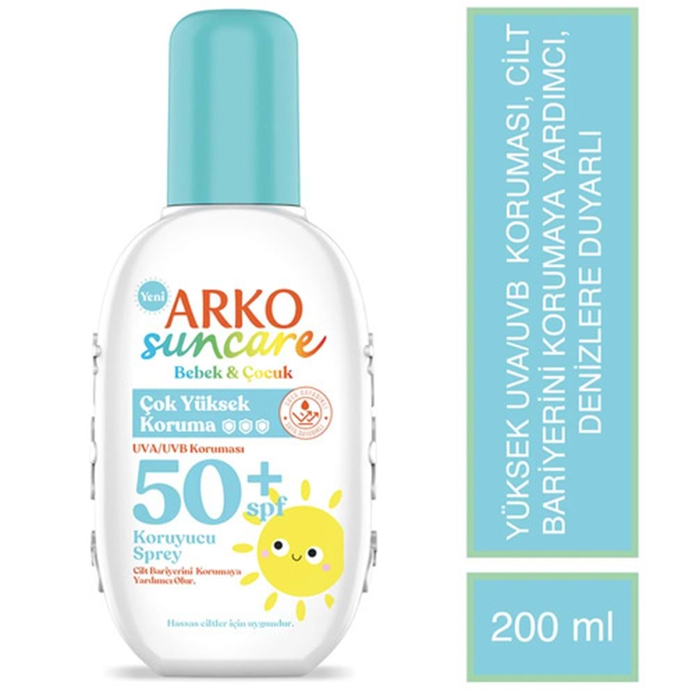 ARKO Güneş (200ml) Koruyucu Güneş Kremi Bebek-Çocuk F50+