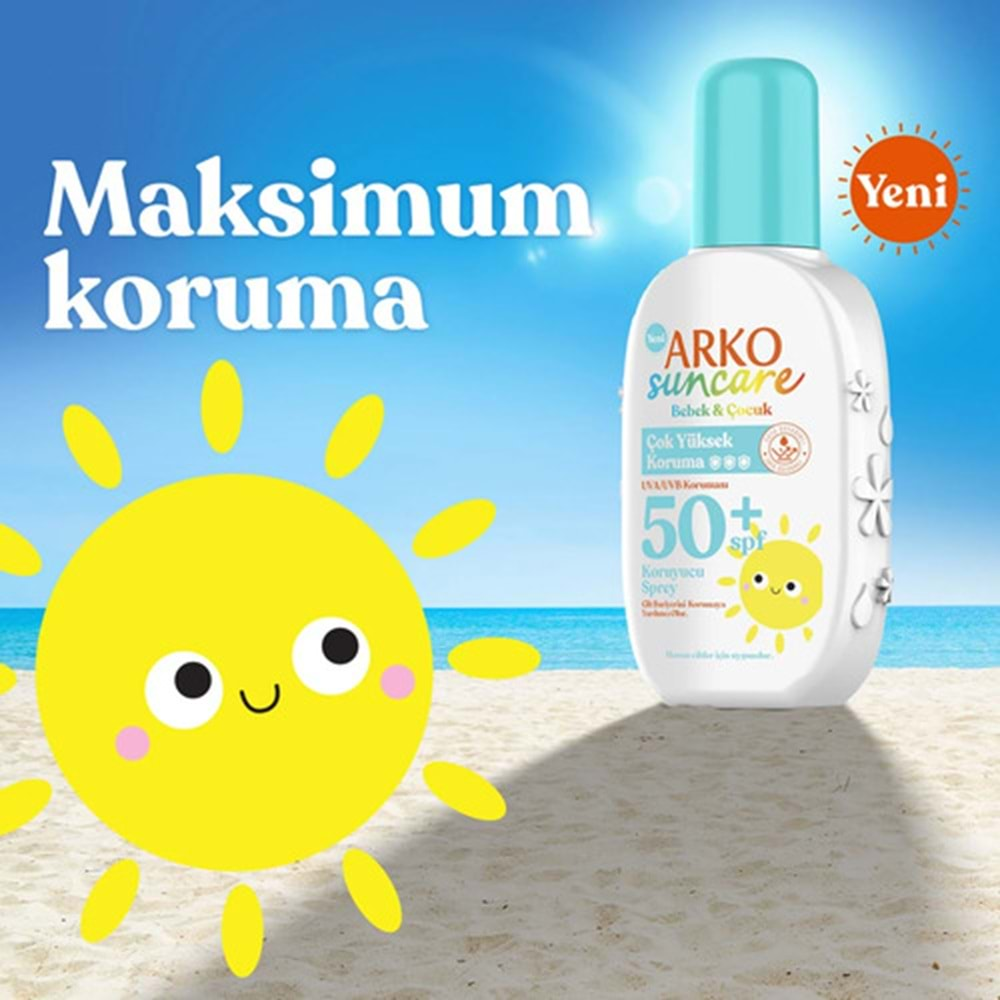 ARKO Güneş (200ml) Koruyucu Güneş Kremi Bebek-Çocuk F50+