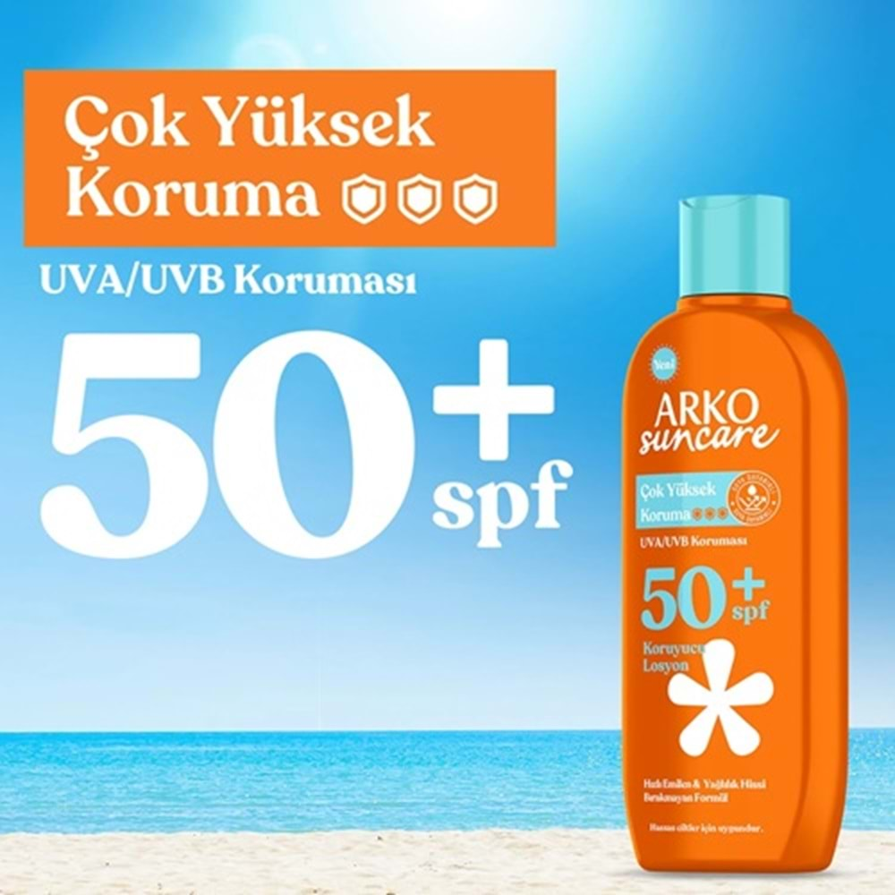 ARKO Güneş (200ml) Koruyucu Güneş Losyonu F50+