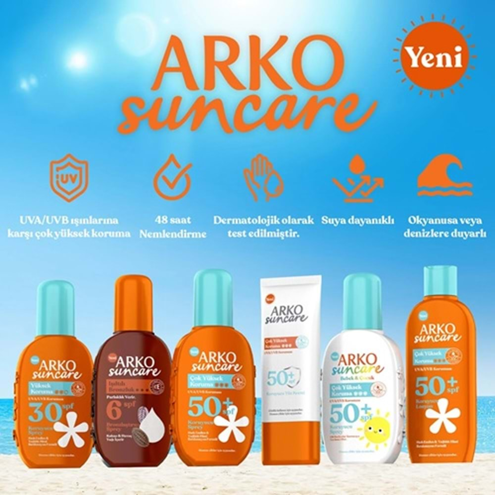 ARKO Güneş (200ml) Koruyucu Güneş Losyonu F50+